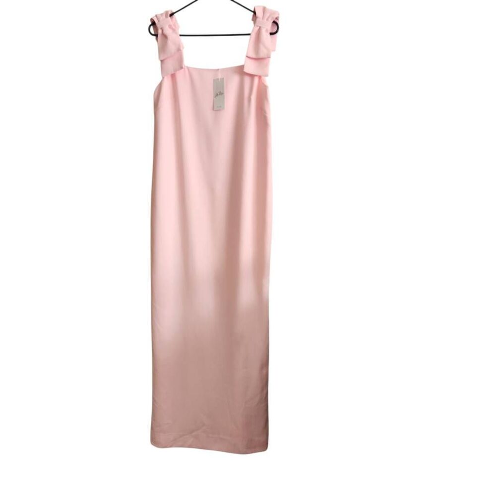 Lilly Pulitizer Bernice Maxi Dress 4 Pink Bows Formal Wedding - Picture 2 of 6